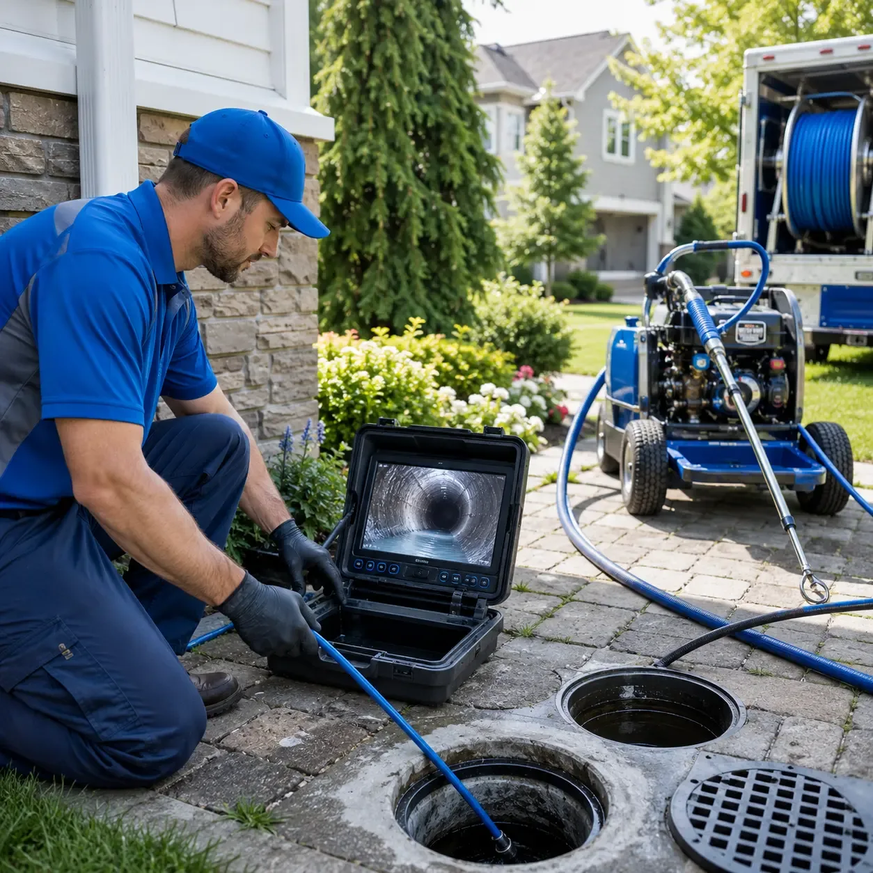 Outdoor drain cleaning professionals serving Bryant, WI